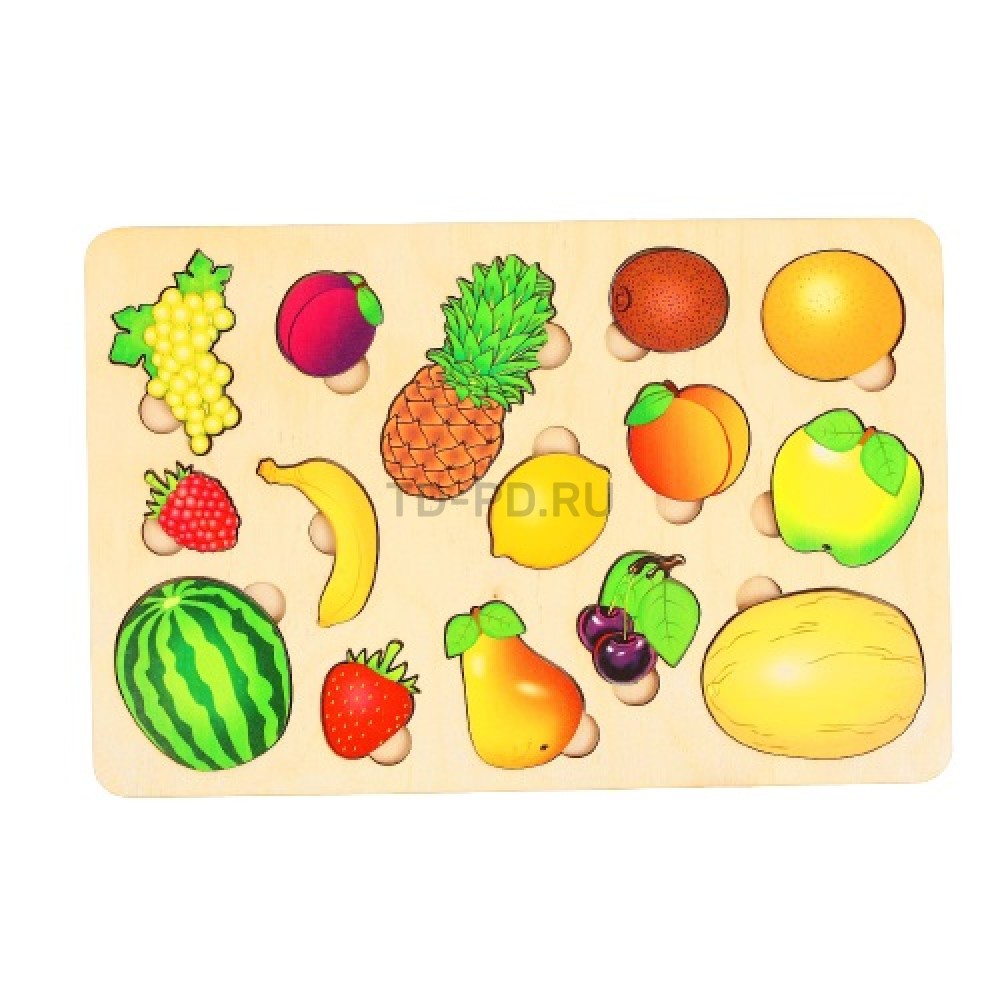 Развивающая доска «Большие фрукты»