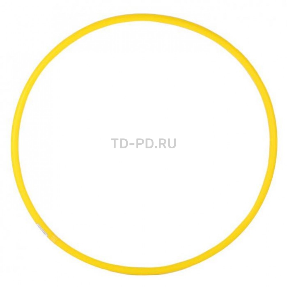 Обруч, диаметр 70 см, цвет жёлтый