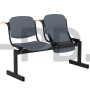 Блок стульев 2-местный, мягкий, откидывающиеся сиденья, лекционный