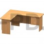 Угловой стол с 2 ящиками